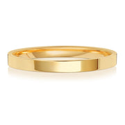 18K Yellow Gold Wedding Ring Flat Court 2mm | Charmé
