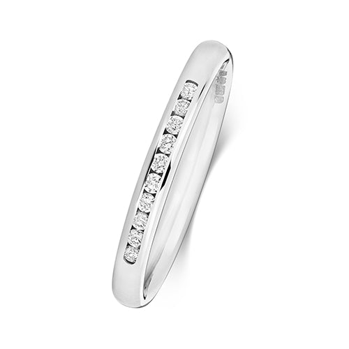 18K Gold Diamond Eternity Wedding Band | Charmé