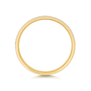 18K Gold Diamond Eternity Wedding Band | Charmé