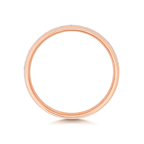 18K Gold Diamond Eternity Wedding Band | Charmé