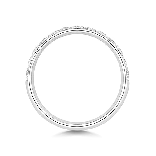 18K Gold Diamond Eternity Wedding Band | Charmé