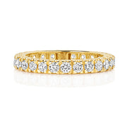 18K Gold Diamond Eternity Wedding Band