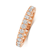 18K Gold Diamond Eternity Wedding Band | Charmé