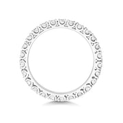 18K Gold Diamond Eternity Wedding Band | Charmé