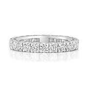 18K Gold Diamond Eternity Wedding Band