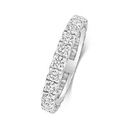 18K Gold Diamond Eternity Wedding Band