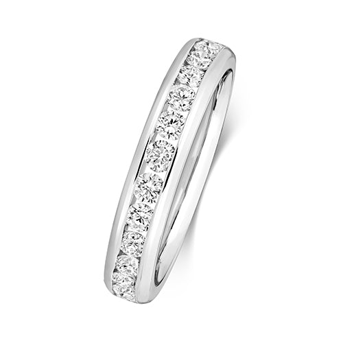 18K Gold Diamond Eternity Wedding Band | Charmé