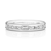 18K Gold Diamond Eternity Wedding Band