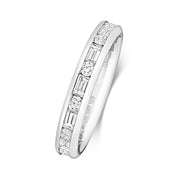 18K Gold Diamond Eternity Wedding Band