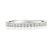 18K Gold Diamond Eternity Wedding Band